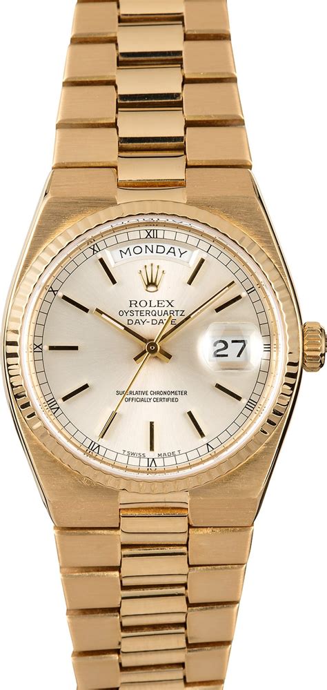 rolex day date 19018|Rolex oyster quartz price.